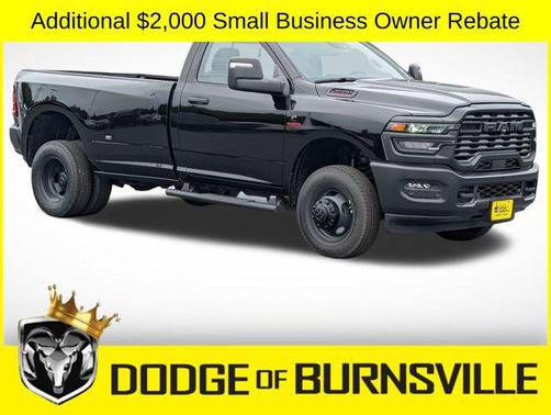 Diamond Black Crystal Pearlcoat 2026 RAM 3500 Tradesman Regular Cab 4x4 8' Box