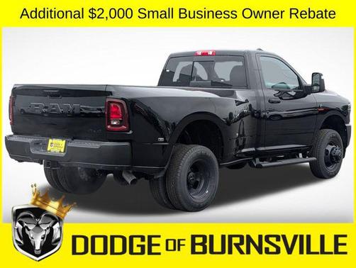 Diamond Black Crystal Pearlcoat 2026 RAM 3500 Tradesman Regular Cab 4x4 8' Box