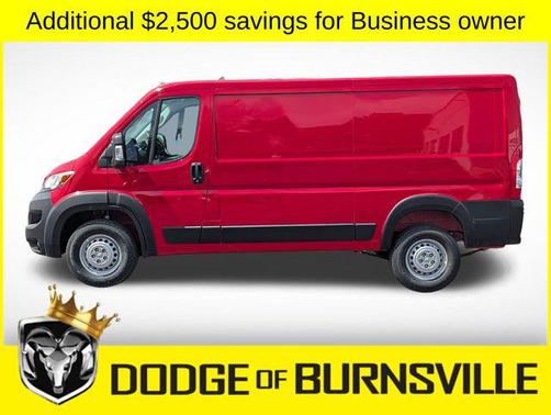 Flame Red Clearcoat 2026 RAM ProMaster 1500 Low Roof