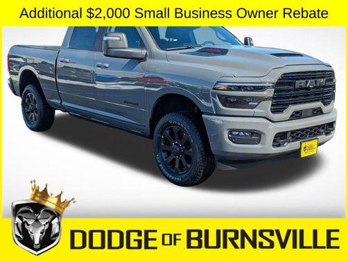 Ceramic Gray Clearcoat 2026 RAM 3500 Laramie Crew Cab 4x4 6'4' Box