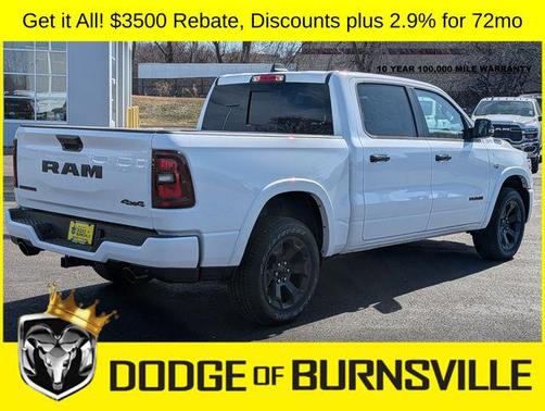 Bright White Clearcoat 2026 RAM 1500 Big Horn/Lone Star