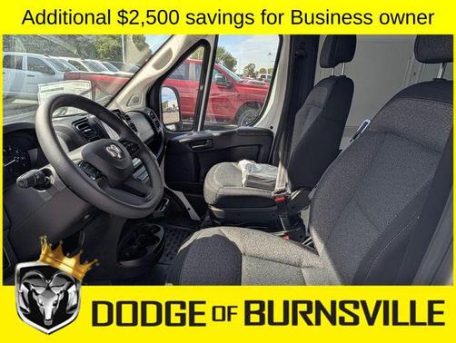 Bright White Clearcoat 2026 RAM ProMaster 2500 Tradesman