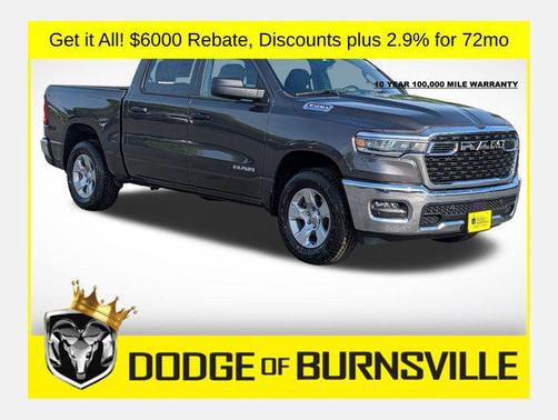 Granite Crystal Metallic Clearcoat 2026 RAM 1500 Big Horn/Lone Star