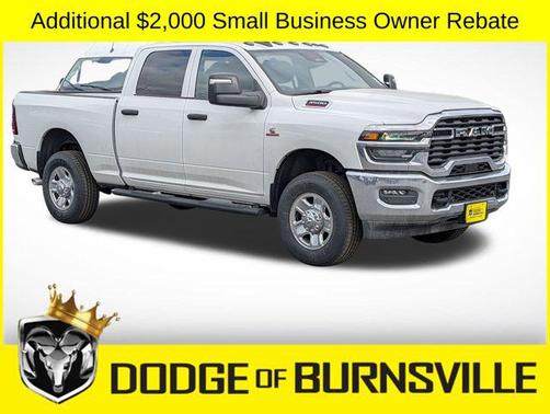 Bright White Clearcoat 2026 RAM 3500 Tradesman Crew Cab 4x4 6'4' Box