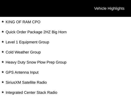 2023 RAM 2500 Big Horn Crew Cab 4x4 6'4' Box