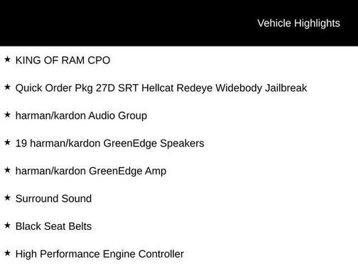2022 Dodge Charger SRT Hellcat Widebody Jailbreak