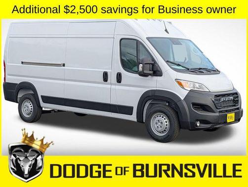 Bright White Clearcoat 2026 RAM ProMaster 2500 Tradesman