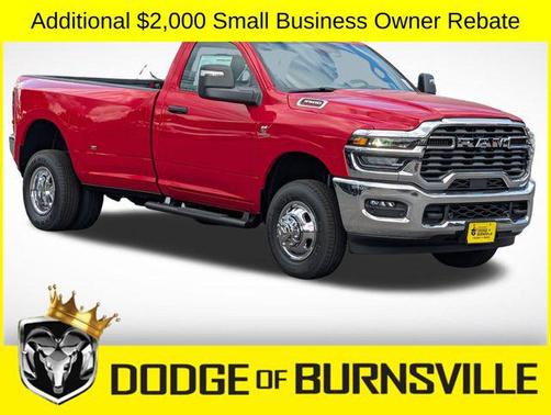 Flame Red Clearcoat 2026 RAM 3500 Tradesman Regular Cab 4x4 8' Box