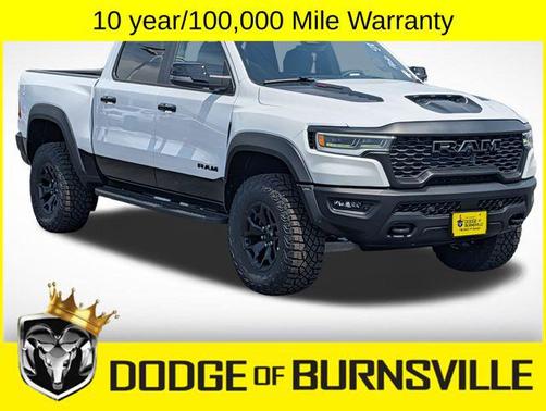 Bright White Clearcoat 2026 RAM 1500 RHO Crew Cab 4x4 5'7' Box