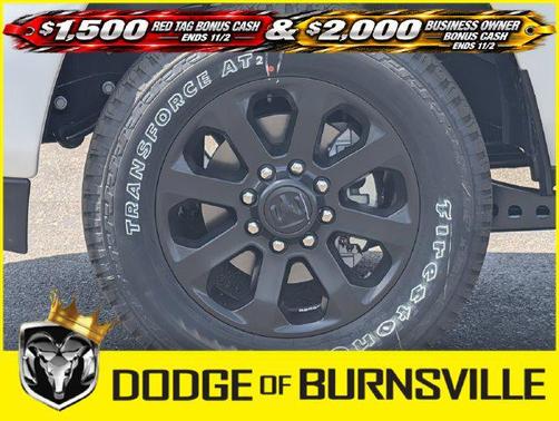 Bright White Clearcoat 2026 RAM 2500 Black Express Crew Cab 4x4 6'4' Box