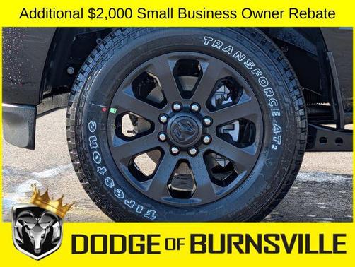 Diamond Black Crystal Pearlcoat 2026 RAM 3500 Big Horn Crew Cab 4x4 6'4' Box