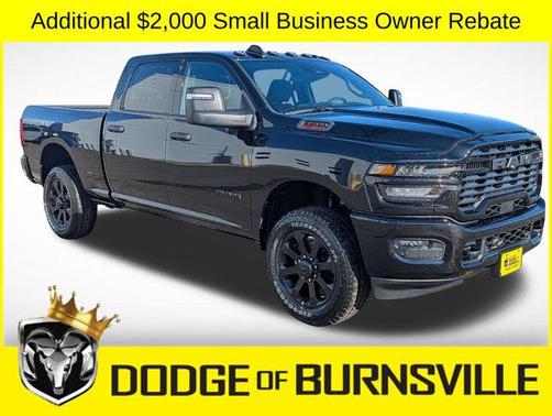 Diamond Black Crystal Pearlcoat 2026 RAM 3500 Big Horn Crew Cab 4x4 6'4' Box