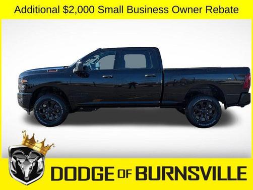 Diamond Black Crystal Pearlcoat 2026 RAM 3500 Big Horn Crew Cab 4x4 6'4' Box
