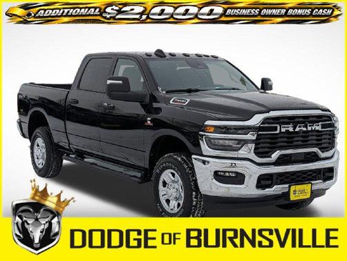 Black Clearcoat 2026 RAM 2500 Tradesman Crew Cab 4x4 6'4' Box