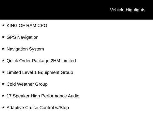 2019 RAM 3500 Limited Crew Cab 4x4 6'4' Box