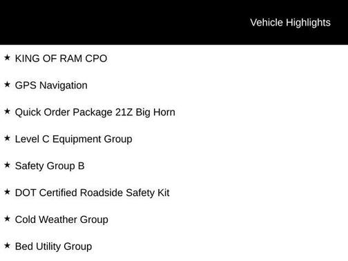 2022 RAM 3500 Big Horn Mega Cab 4x4 6'4' Box