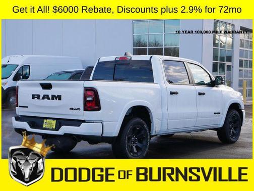 Bright White Clearcoat 2026 RAM 1500 Big Horn/Lone Star