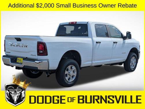 Bright White Clearcoat 2026 RAM 2500 Big Horn Crew Cab 4x4 6'4' Box