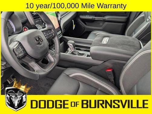 Diamond Black Crystal Pearlcoat 2026 RAM 1500 RHO Crew Cab 4x4 5'7' Box