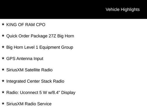 2022 RAM 1500 Big Horn/Lone Star