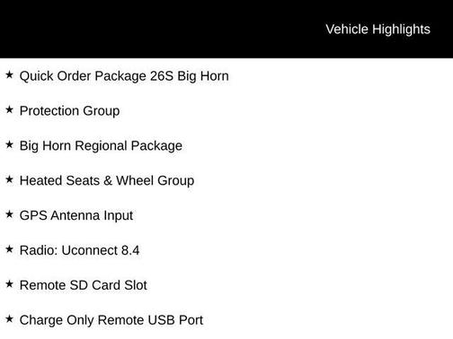 2016 RAM 1500 Big Horn