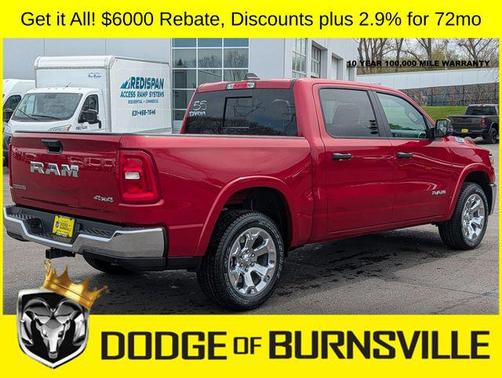 Molten Red Pearlcoat 2026 RAM 1500 Big Horn/Lone Star