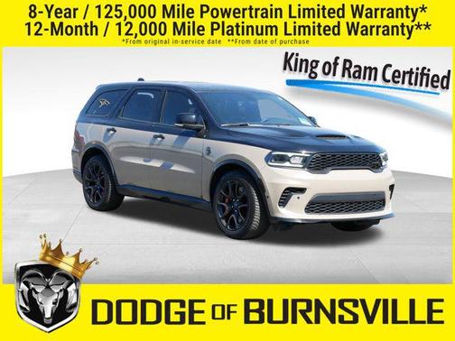 DB Black Clearcoat 2025 Dodge Durango SRT Hellcat AWD