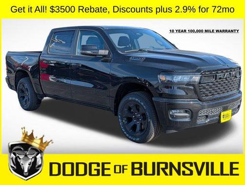 Diamond Black Crystal Pearlcoat 2026 RAM 1500 Big Horn/Lone Star