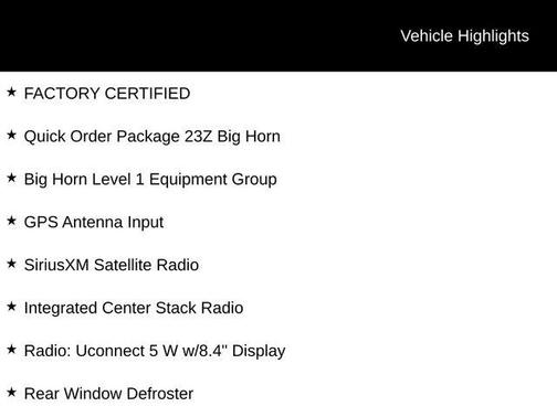 Bright White Clearcoat 2023 RAM 1500 Big Horn/Lone Star