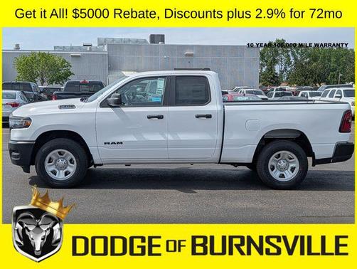 Bright White Clearcoat 2026 RAM 1500 Tradesman