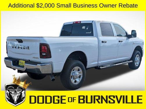 Bright White Clearcoat 2026 RAM 2500 Tradesman Crew Cab 4x4 6'4' Box