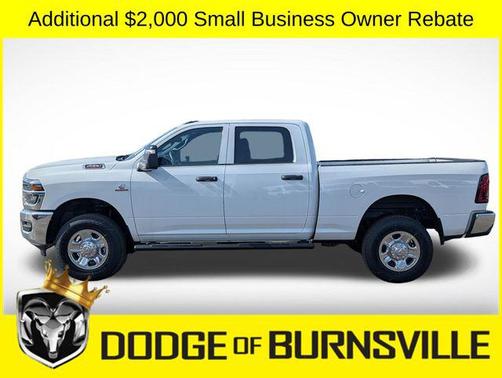 Bright White Clearcoat 2026 RAM 2500 Tradesman Crew Cab 4x4 6'4' Box