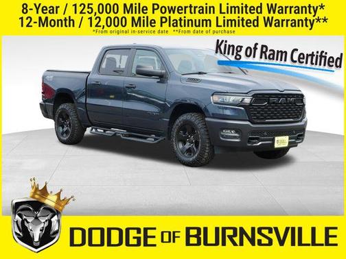 Forged Blue Metallic 2026 RAM 1500 Warlock Crew Cab 4x4 5'7' Box