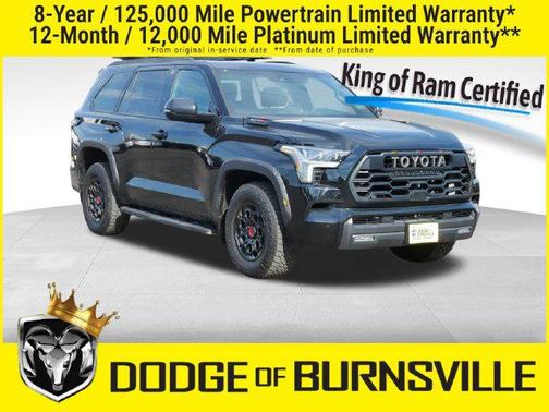 Midnight Black Metallic 2025 Toyota Sequoia TRD Pro