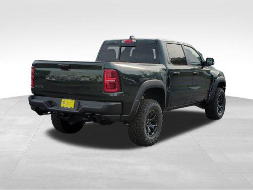 Serrano Green Metallic 2026 RAM 1500 RHO Crew Cab 4x4 5'7' Box
