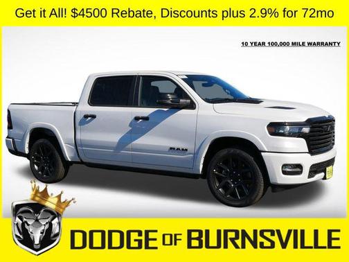Ivory White Tri-Coat Pearlcoat 2026 RAM 1500 Laramie