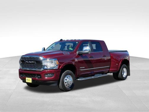 Delmonico Red Pearlcoat 2023 RAM 3500 Limited Mega Cab 4x4 6'4' Box