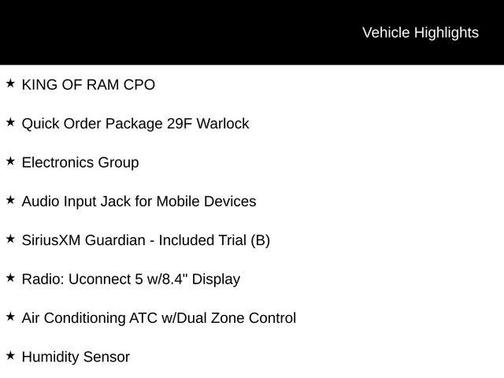 2024 RAM 1500 Classic Warlock Quad Cab 4x4 6'4' Box