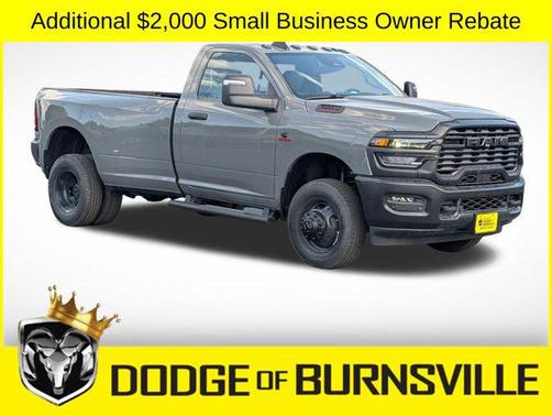 Ceramic Gray Clearcoat 2026 RAM 3500 Tradesman Regular Cab 4x4 8' Box