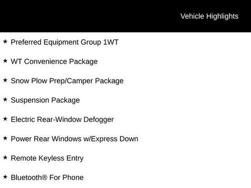 Summit White 2023 Chevrolet Silverado 2500 WT