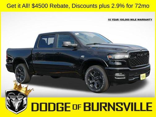 Diamond Black Crystal Pearlcoat 2026 RAM 1500 Big Horn/Lone Star