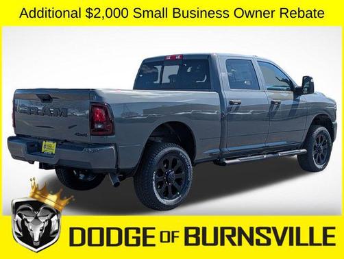 Ceramic Gray Clearcoat 2026 RAM 2500 Black Express Crew Cab 4x4 6'4' Box