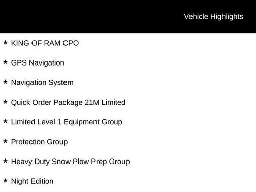 2024 RAM 3500 Limited Mega Cab 4x4 6'4' Box