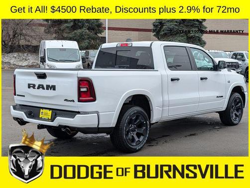 Bright White Clearcoat 2026 RAM 1500 Big Horn/Lone Star