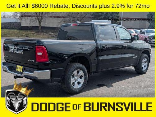 Diamond Black Crystal Pearlcoat 2026 RAM 1500 Big Horn/Lone Star