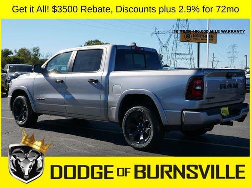 Billet Silver Metallic Clearcoat 2026 RAM 1500 Big Horn/Lone Star