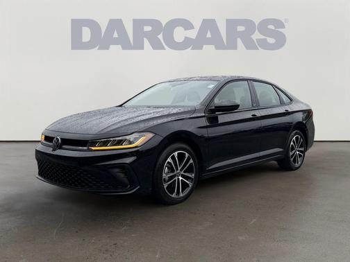 Deep Black Pearl 2025 Volkswagen Jetta 1.5T Sport