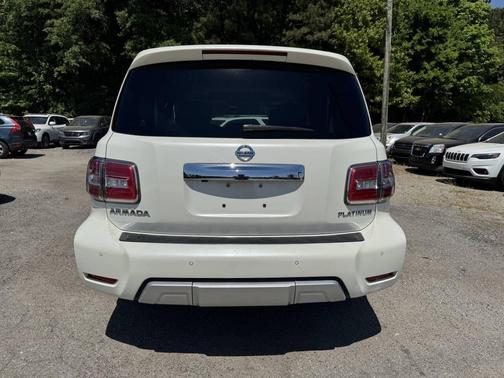 Pearl White 2018 Nissan Armada Platinum
