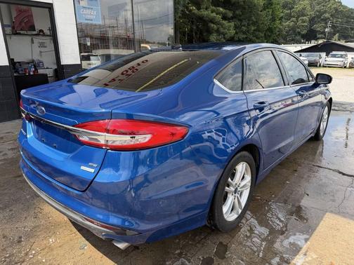 Blue 2018 Ford Fusion SE