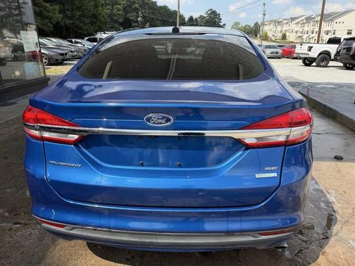 Blue 2018 Ford Fusion SE